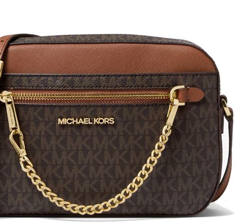 michael kors crossbody jet set logo|mk jet set large crossbody.